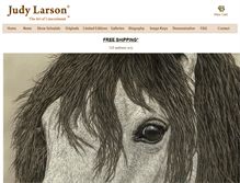 Tablet Screenshot of judylarson.com